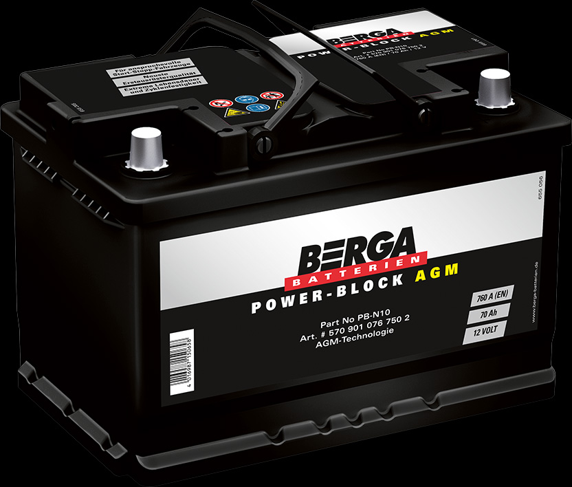 Berga Powerblock Autobatterie 12V 44Ah 44 Ah 544402 PKW