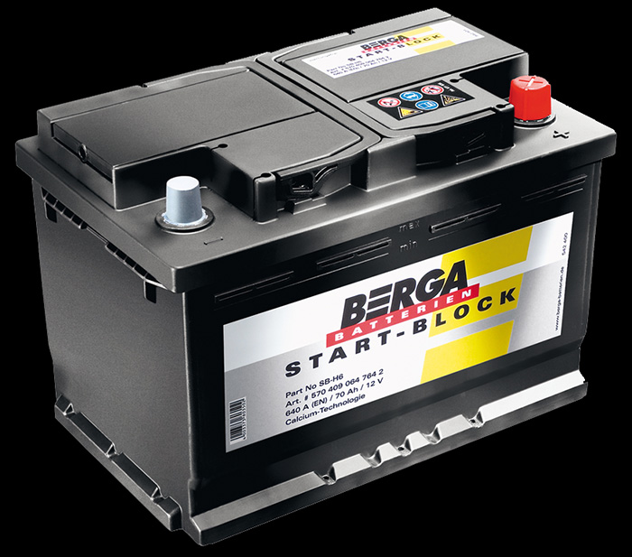 Berga Powerblock 12V 100AH 830A 353x175x190 Starterbatterie 600402083