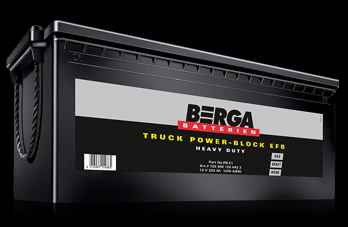 Berga Powerblock Autobatterie 12V 80Ah 740A PKW Starterbatterie 580406